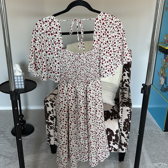 Bailey Blue floral tie dresss - Picture 4 of 7